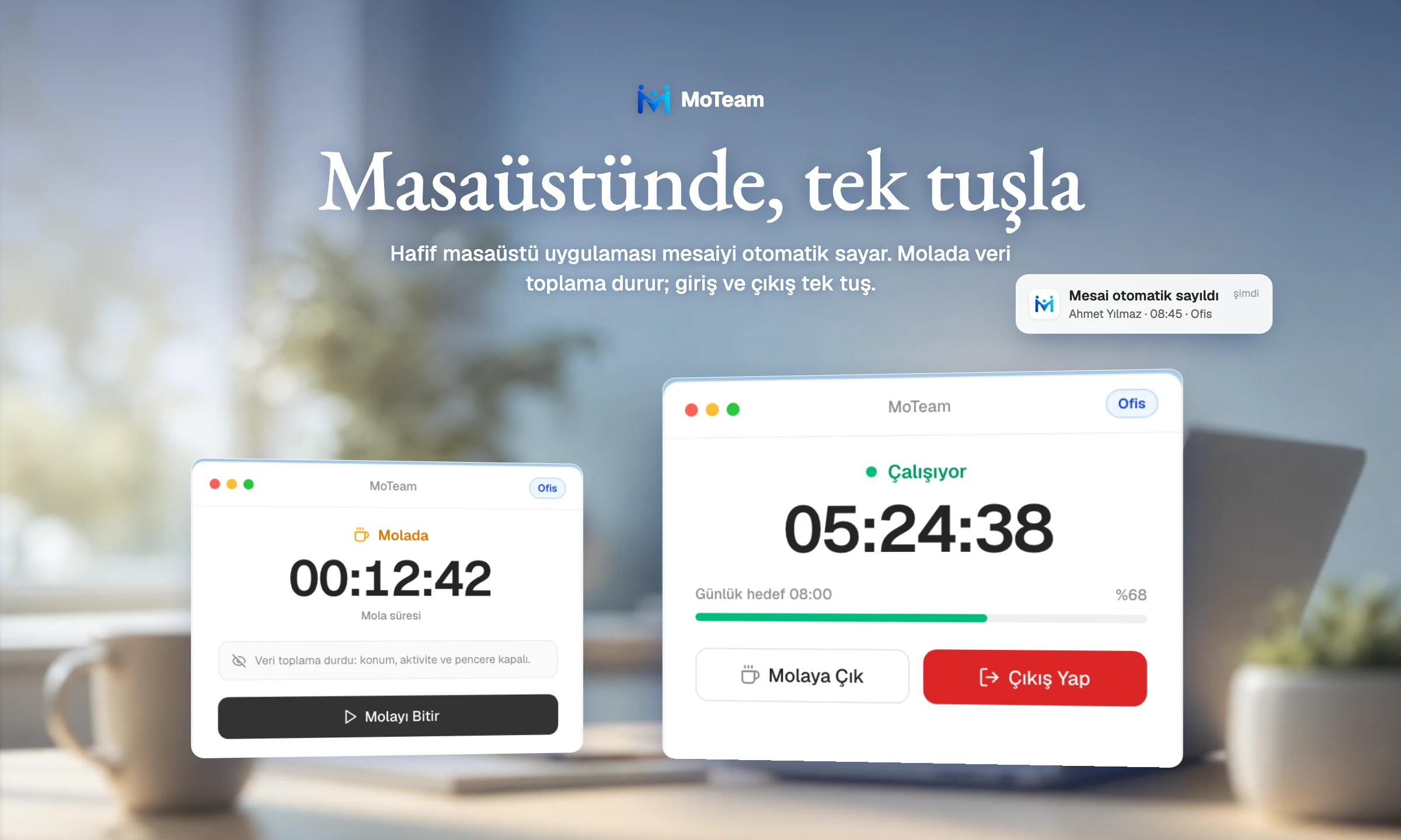 MoTeam - İnsan Kaynakları Yönetim Sistemi - Kurulum aynı gün, donanım yok